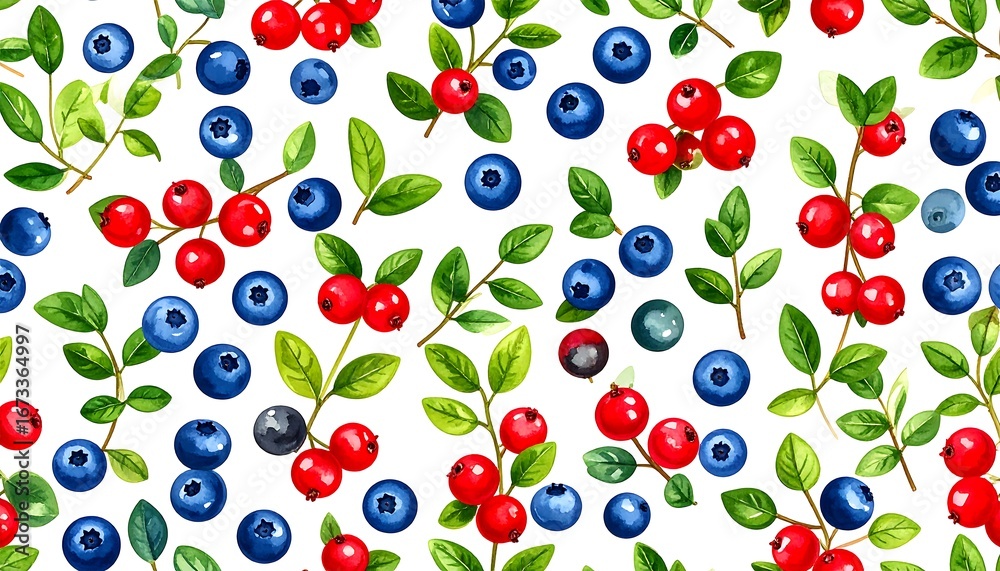 Berries seamless pattern Berries seamless pattern