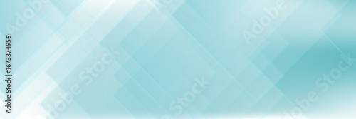Minimalist teal gradient background with geometric shapes creating a sense of depth and modern simplicity, perfect for adding a touch of sophistication, suit for bussines contens,banners,