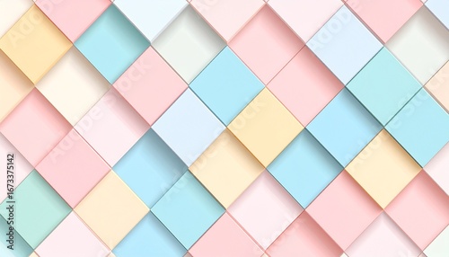 Minimalist Pastel Geometry