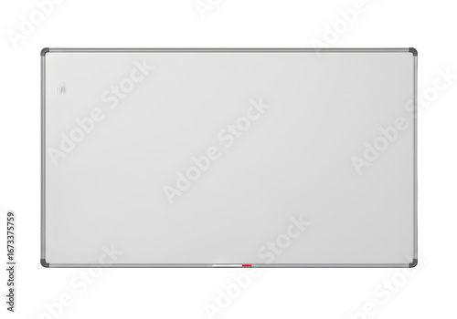 Blank Whiteboard Perfect for Presentations  Meetings on transparent background