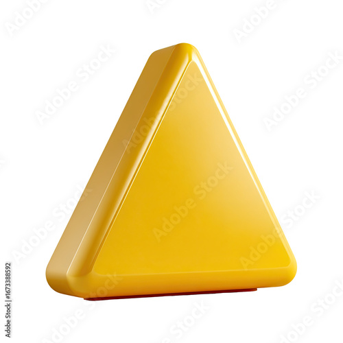 Solid yellow triangle