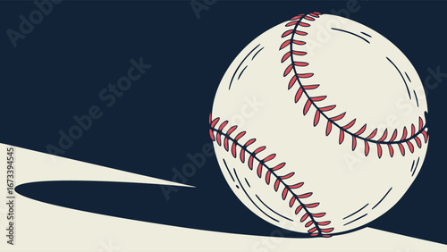 Baseball Graphic Illustration.