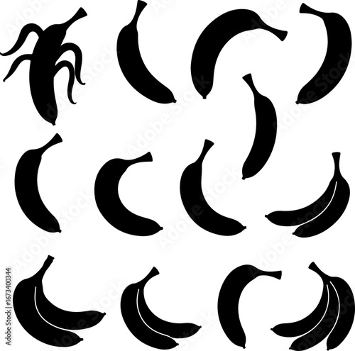 Banana Silhouette Collection