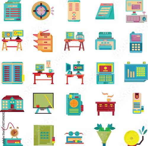 school equipment icon 
