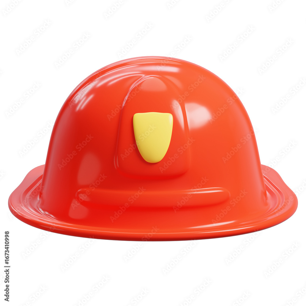 Fototapeta premium 3D Firefighter Helmet