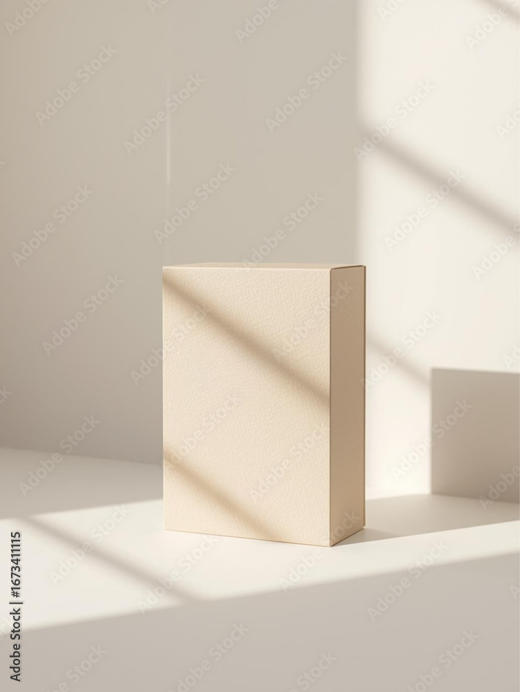 Obraz premium white box on a white background