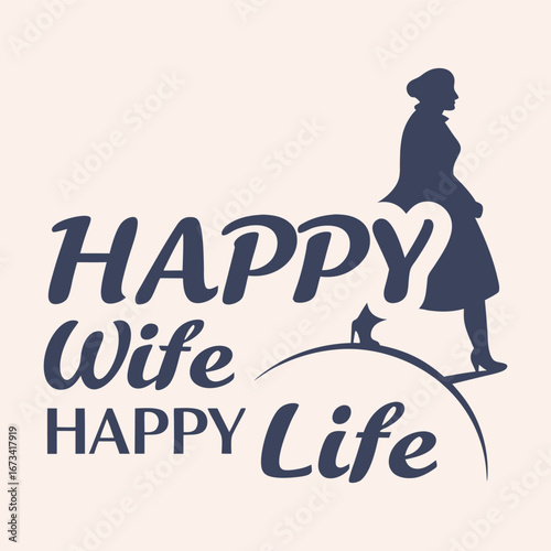 A bold, empowering typography proclaiming that a wife is a partner, not a possession—celebrating equality, respect, and shared strength in every relationship.
