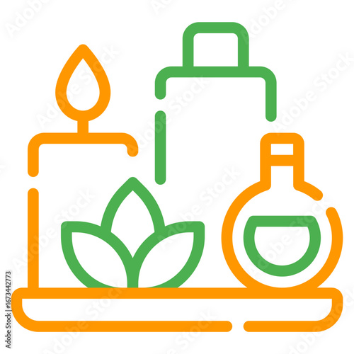 Spa Vector Icon for Natural Wellness