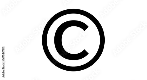 Protect your creations with the universal copyright symbol, ensuring legal ownership and intellectual property rights are respected.