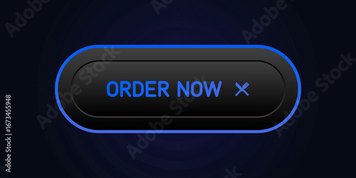 CTA button with text: Order now and cutlery icon.