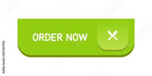 CTA button with text: Order now and cutlery icon.