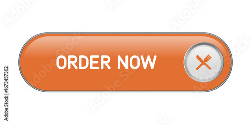 CTA button with text: Order now and cutlery icon.