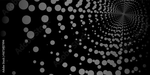 Halftone circular dotted frames set. Circle dots texture isolated modern simple art white circle good abstract natural nice