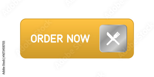 CTA button with text: Order now and cutlery icon.