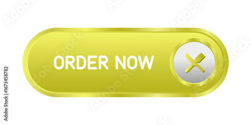 CTA button with text: Order now and cutlery icon.