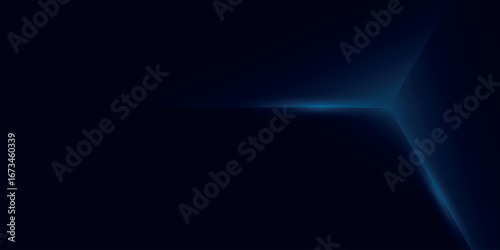 Premium blue gradient abstract background with modern, dark and light geometric shapes. Exclusive and futuristic background design.