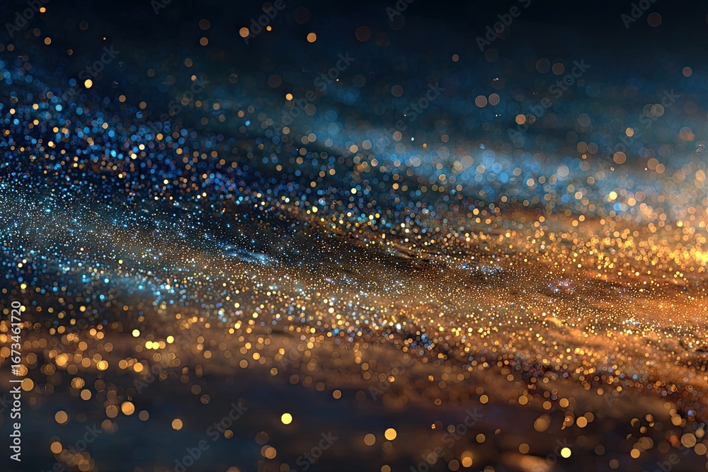 Obraz premium Abstract swirling texture of shimmering particles