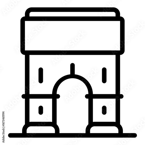 arch of triumph icon