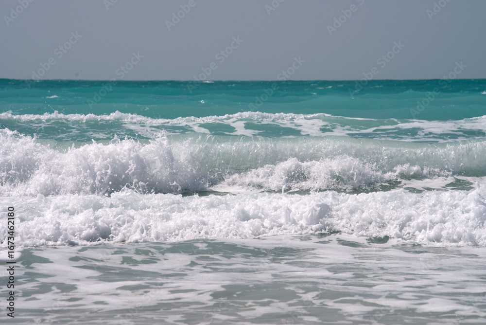 Obraz premium waves on the beach