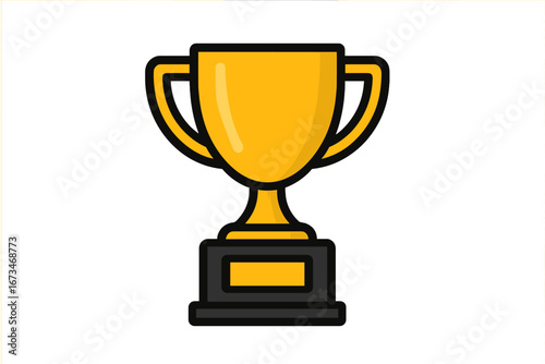 Trophy illustration symbolizing achievement in competitions