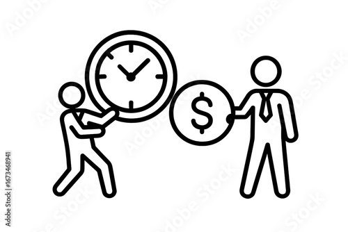 Balancing time and money in a professional transaction