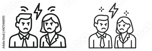 Conflict resolution process between two individuals in the workplace