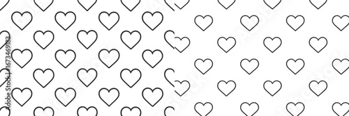 Heart pattern design suitable for various projects and backgrounds