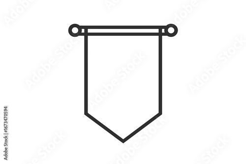 Minimalistic banner design suitable for various purposes