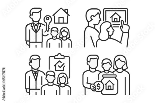 Family and agent involvement in property transactions
