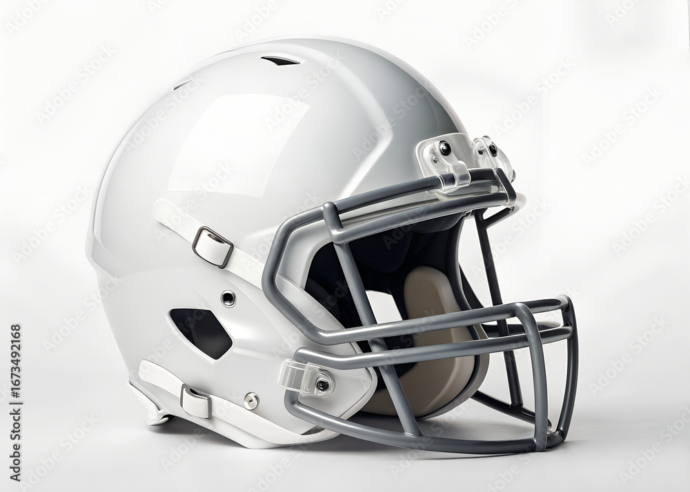 Naklejka premium Isolated Football Helmet