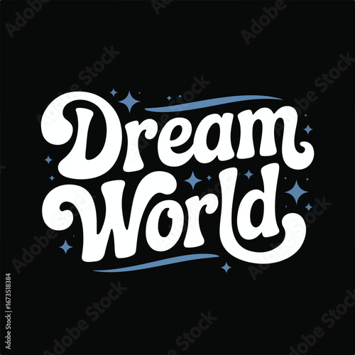 Dream world vector illustration