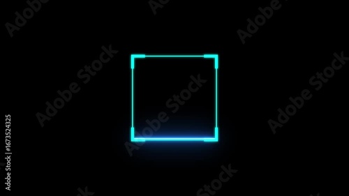 Empty Scan QR code animation. QR code scanner motion graphics. data processing and qr code Scanning. Online Retail Shop Order in Drop shipping video. Using Bar Code Reader.