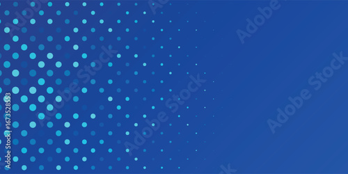 Blue Tech Finance Fintech Background Abstract Pixel Pattern. Abstract Business Tech Science Vector Backdrop.  digital halftone summer best seller