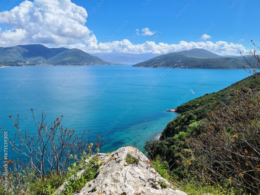 Fototapeta premium Bay of Kotor, Skadar Shkodra lake, Montenegro