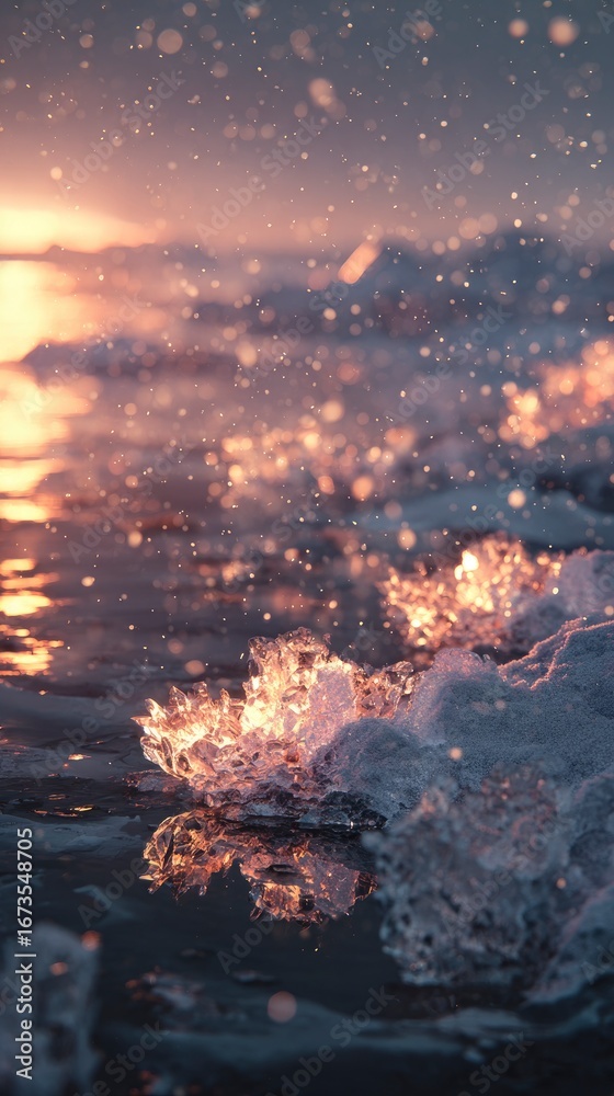 Fototapeta premium Crystalline Echoes of Neo-Terra (1)