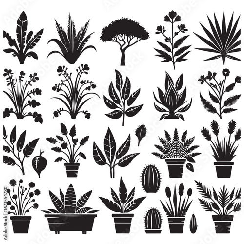 field silhouette Background material, Flowering plant