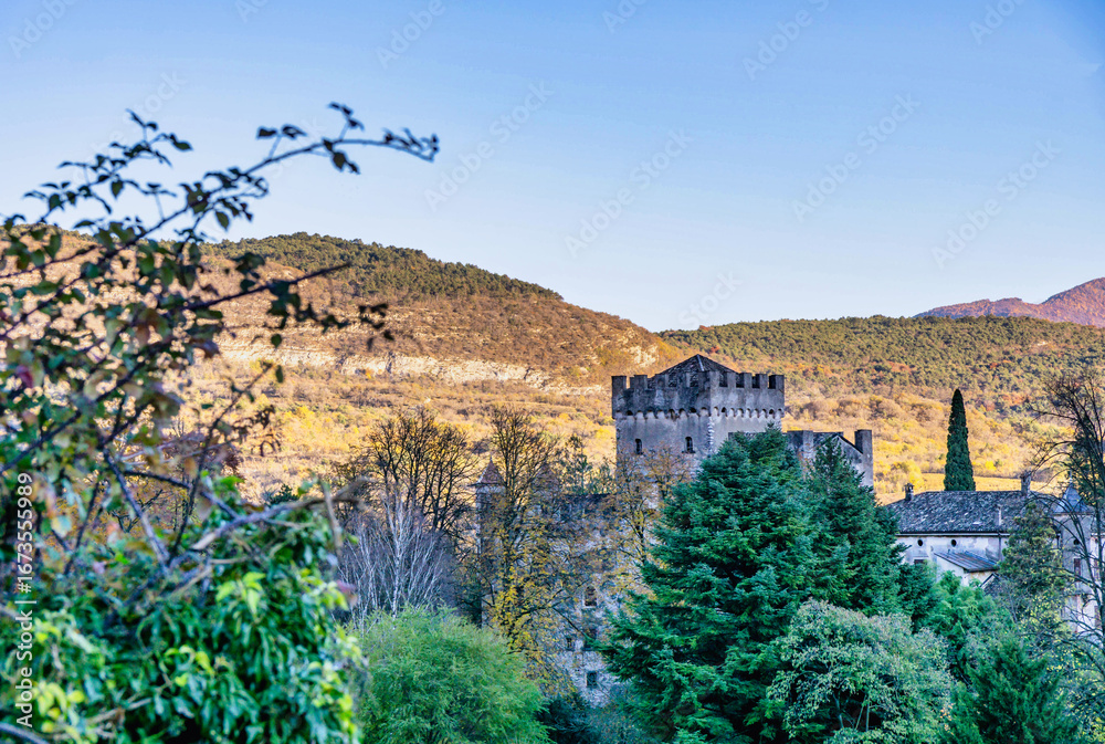 Fototapeta premium old castle in the mountains