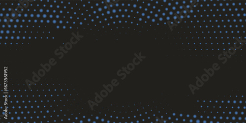 Abstract technology with blue dots pattern on gradients blue background. vector illustration
