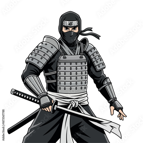 ninja warrior with sword