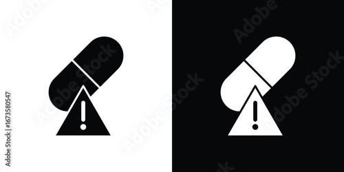 Overdose icons, emblem logo or badge designs.