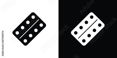 Oral contraception icons, emblem logo or badge designs.