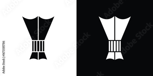 Islamic incense icons, emblem logo or badge designs.