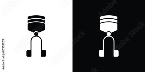 Eyelash curler icons, emblem logo or badge designs.