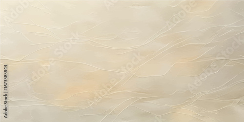 Vintage old brown crumpled paper texture with faded flowers