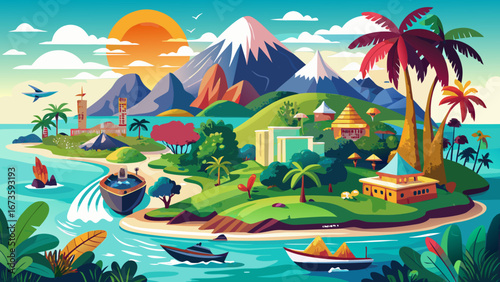 Comoros Islands blend culture and nature. Fragrant ylang-ylang plantations scent the air, coral lagoons teem with marine life, and volcanic peaks tower dramatically above turquoise shores.