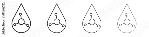 Retinol icon symbol. Vector isolated illustration.