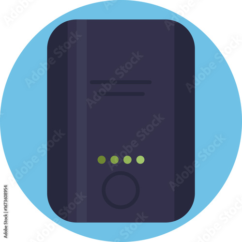 Compact power source for mobile devices when an outlet isn’t available.