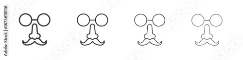 Joke day icon symbol. Vector isolated illustration.