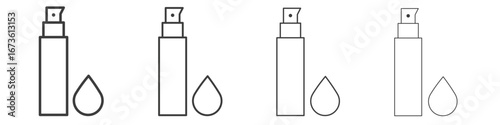 Concealer icon symbol. Vector isolated illustration.
