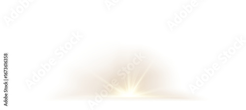 Golden light flare PNG, radiant burst with sparkling shine. Luxury glowing star effect creates futuristic elegance. Lens flare highlights party style. PNG sparkling elements for festive celebration vi